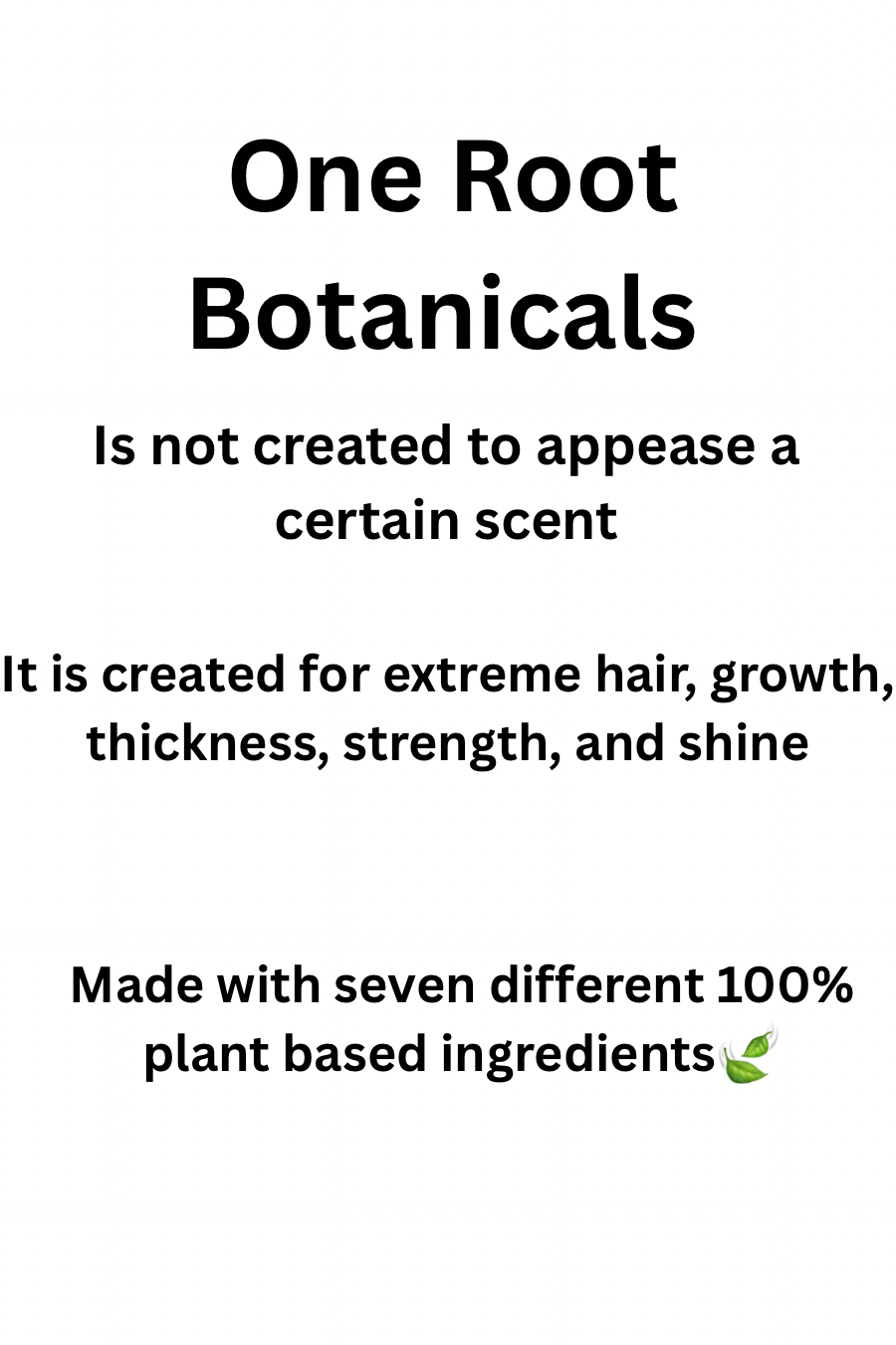 ONE ROOT BOTANICALS